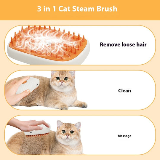 USB Steam Pet Brush