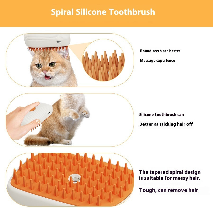 USB Steam Pet Brush