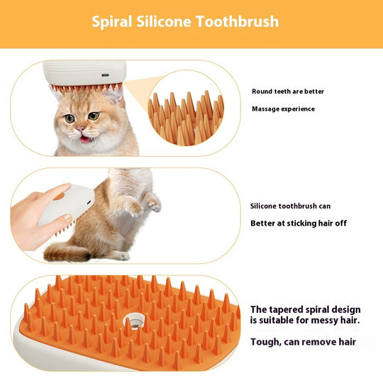 USB Steam Pet Brush