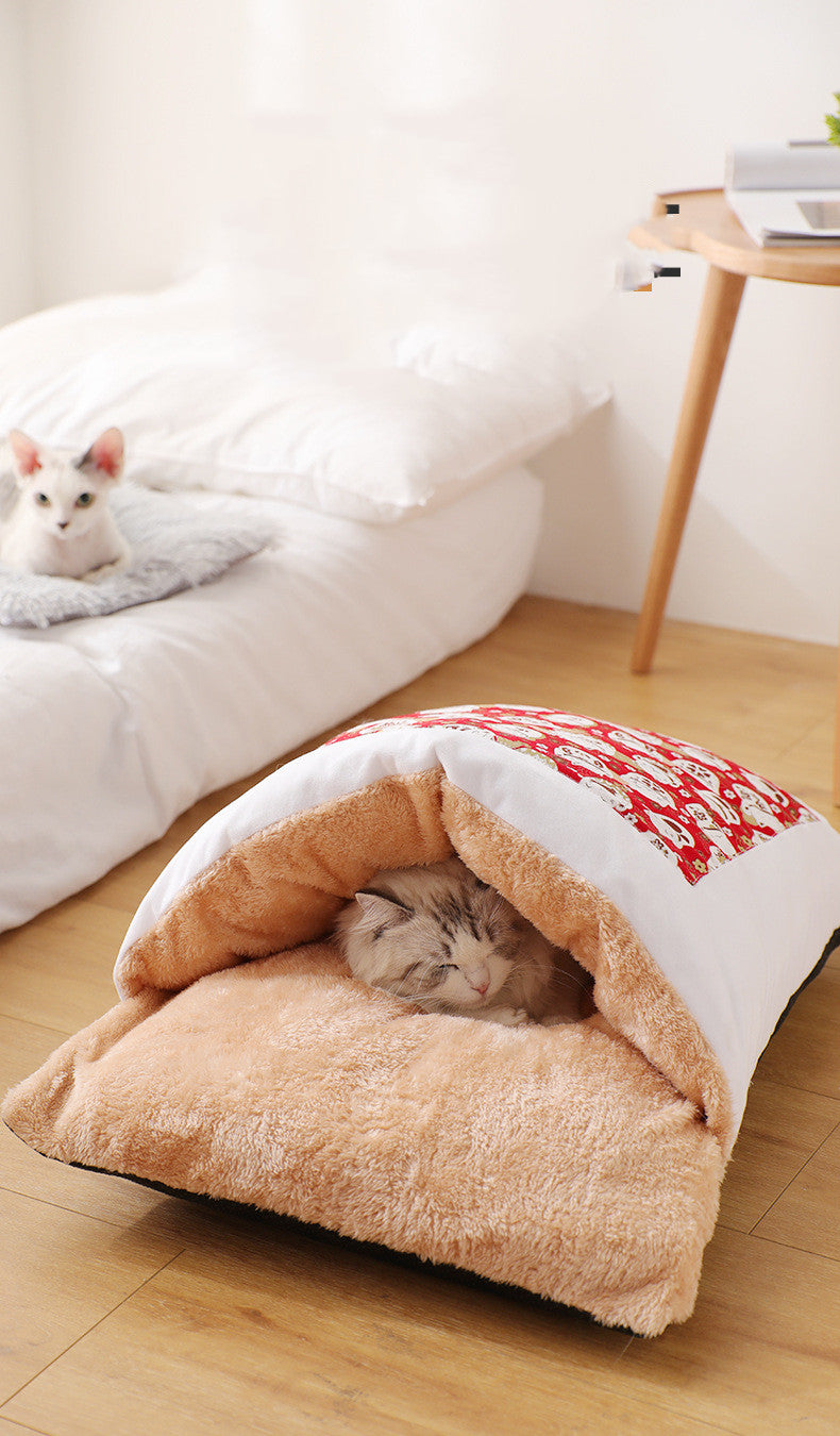 Closed Cat Litter Bed
