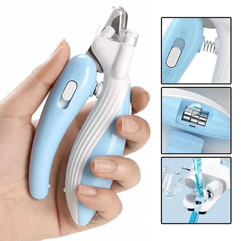 Pet Nail Clippers with LED Light for Dogs & Cats | Jannat Store