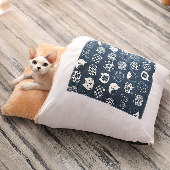 Closed Cat Litter Bed
