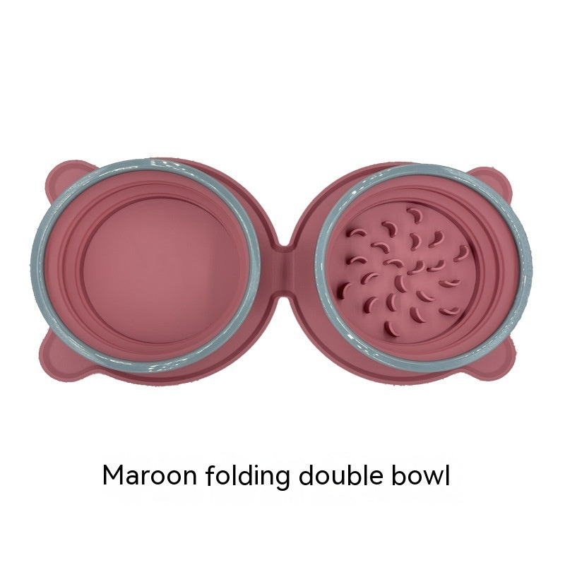 Foldable Silicone Dog Bowl