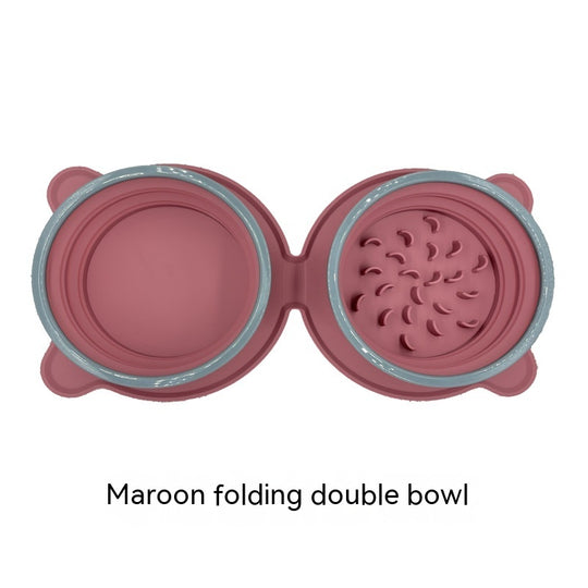 Foldable Silicone Dog Bowl