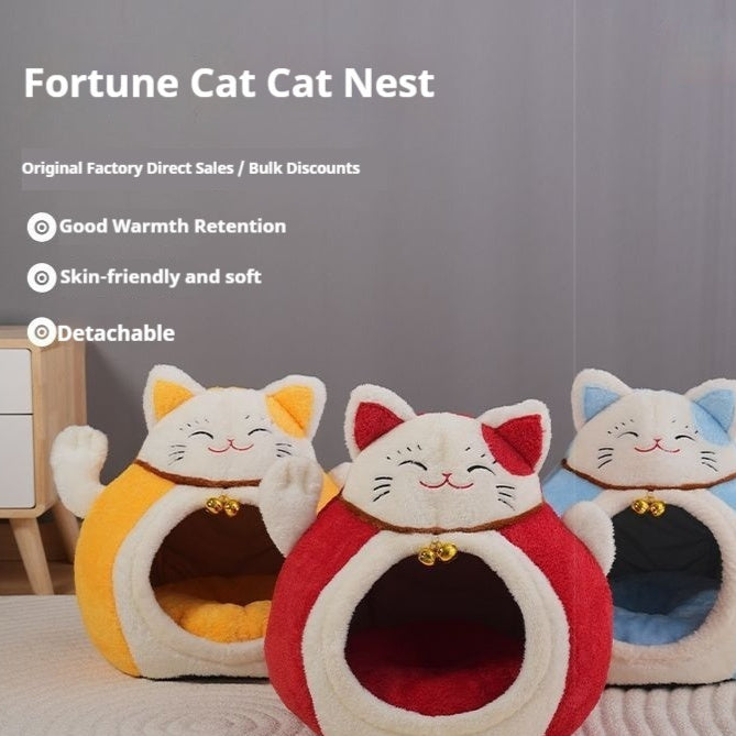 Fortune Cat Bed