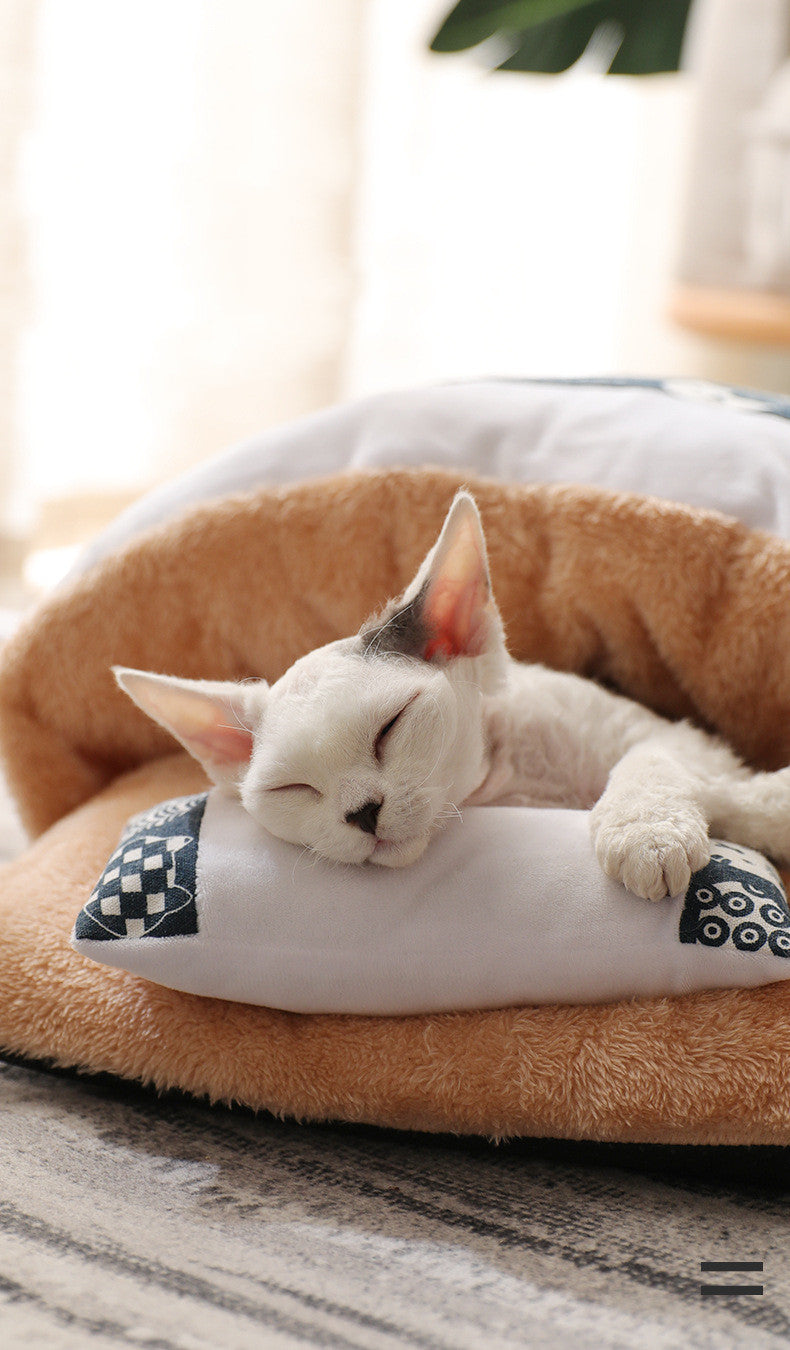 Closed Cat Litter Bed