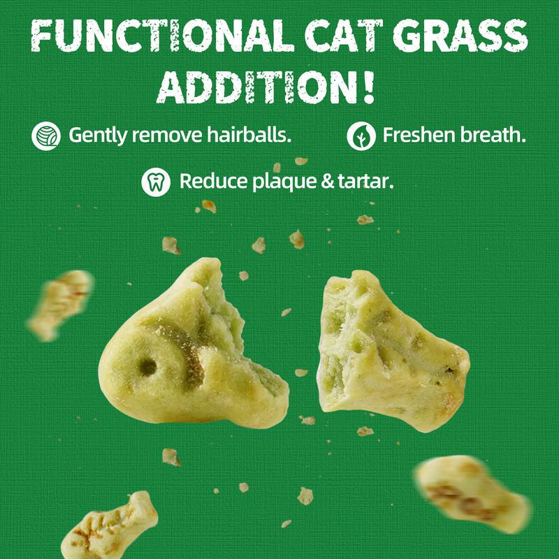 Cat Grass Biscuits for Pet Health package