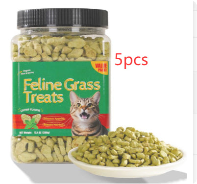 Cat Grass Biscuits for Pet Health package