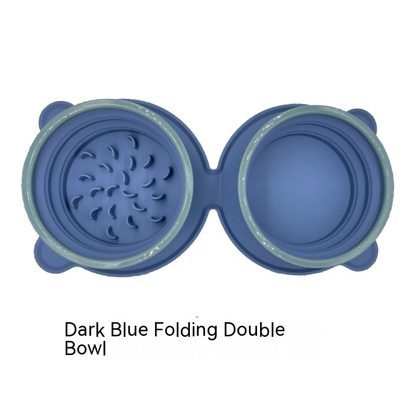 Foldable Silicone Dog Bowl