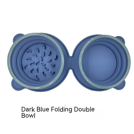 Foldable Silicone Dog Bowl