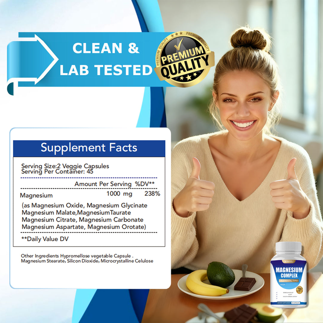 Magnesium Complex Wellness Capsules bottle