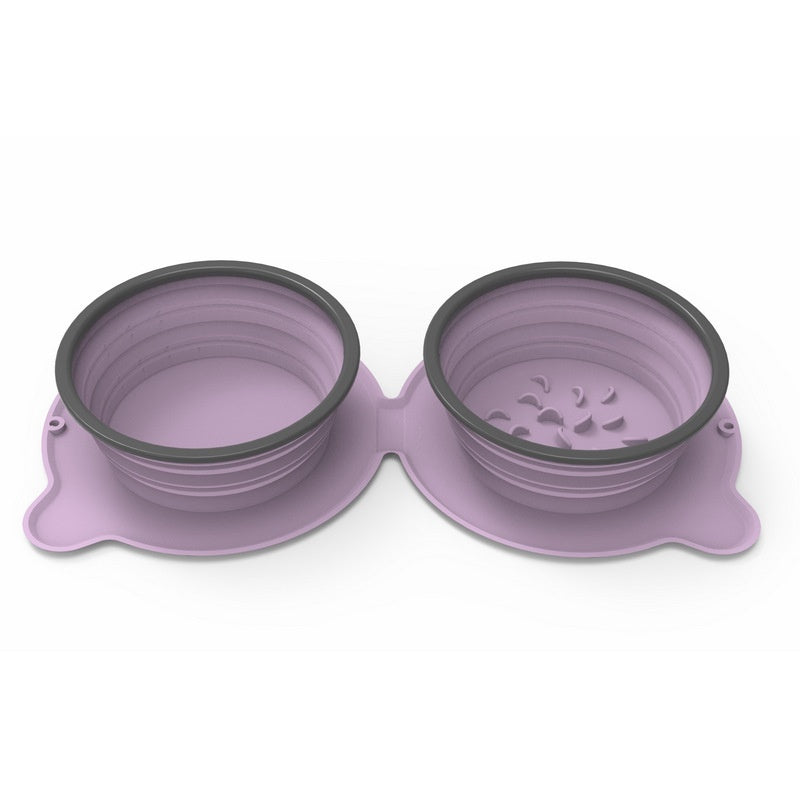 Foldable Silicone Dog Bowl