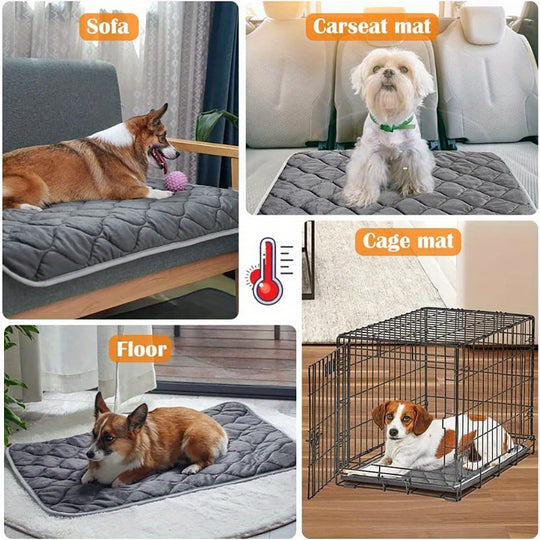 Pet Self-Warming Heating Pad for Dogs & Cats | Jannat Store