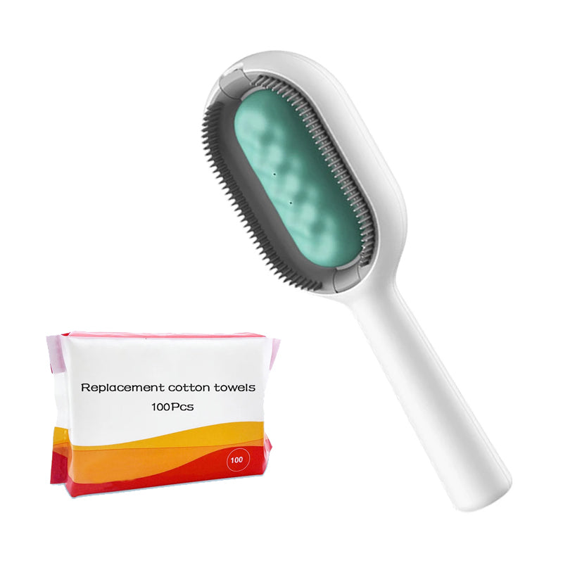 Cat Hair Brush with Water | 4-in-1 Pet Grooming Brush