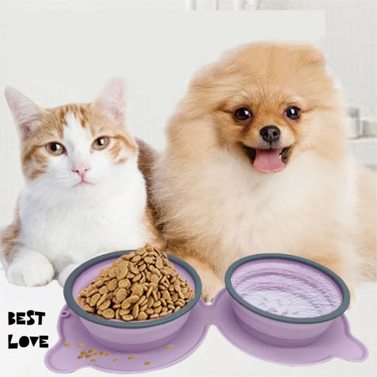 Foldable Silicone Dog Bowl