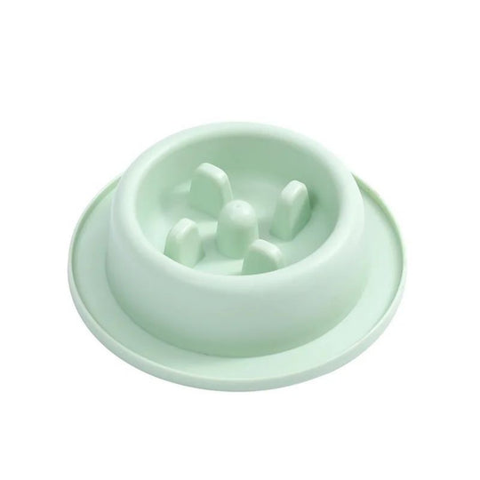 Pet Slow Eating Feeder Dog Feeding Food Bowls 