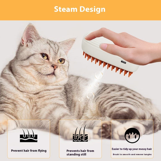 USB Steam Pet Brush