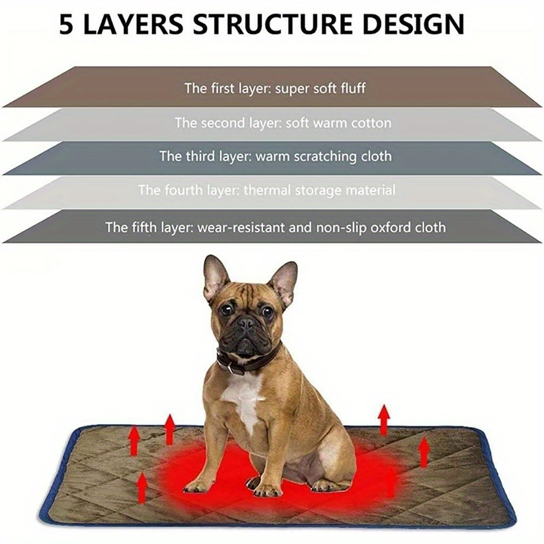 Pet Self-Warming Heating Pad for Dogs & Cats | Jannat Store